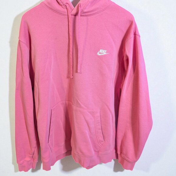 Nike Sportswear Club Fleece Pullover Hoodie, Pink, Men's XXL - Picture 2 of 5